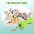 Dog Chew Toys for Aggressive Chewers, Tough Indestructible Dog Toys with Bleef Flavor Interactive Dog Toys Natural Rubber Squeaky Dog Food Toys Ch...