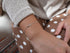 Dainty Sideways Cross Bracelet in Sterling Silver - Celebrity Style Horizontal Cross Bracelet...