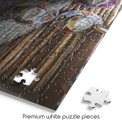 Buffalo Games - Anika Pannu - Hats of Mexico - 300 Piece Jigsaw Puzzle for Adults Challenging Puzzle Perfect for Game Nights - Finished Puzzle Siz...