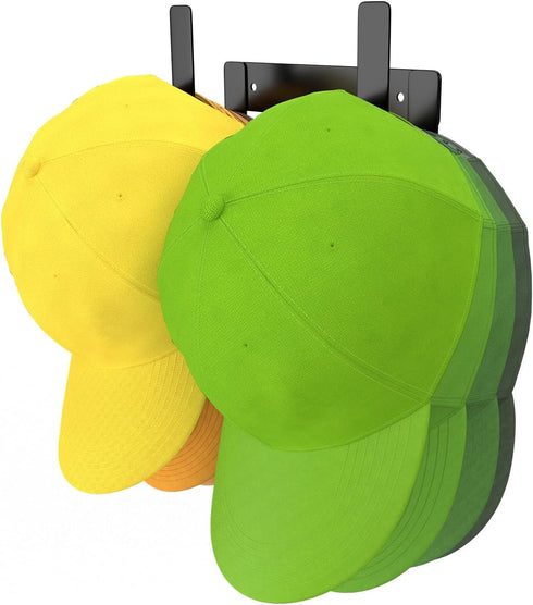 Hat Racks for Baseball Caps, Stainless Steel Hat Organizer for Baseball Cap, Hat Holder Storage Organizer, Hat Hanger Strong Adhesive/Wall Drilled...