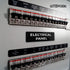 Electrical Panel Sign, Durable ABS Plastic with Full Adhesive Backing, Sign for Door or Wall, 2x6"...