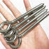 Swing Hooks, 4Pack M8 Heavy Duty Large Swing Hooks Hammock Hanging Kit Eye Screws 1200LB Capacity Swing Hardware for Yoga Hammock Swing Chair Indo...