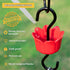 Ant Moat for Hummingbird Feeders, Hummingbird Feeders for Outdoors Hanging, Hummingbird Feeder Ant Guard 4 Hook with 4 Brushe, Red...