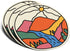 (3Pcs) Beautiful Mountain Landscape Round Sticker Adventure Nature Decal Waterproof Vinyl Stickers Adult for Laptop Kindle Car Tumbler Water Bottl...
