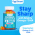 Feel Great Omega & DHA Gummies for Adults Plant Based Omega 3 Fish Oil Alternative | Vegetarian | Vitamin C, Chia, and Omega3, Supports Brain, Imm...
