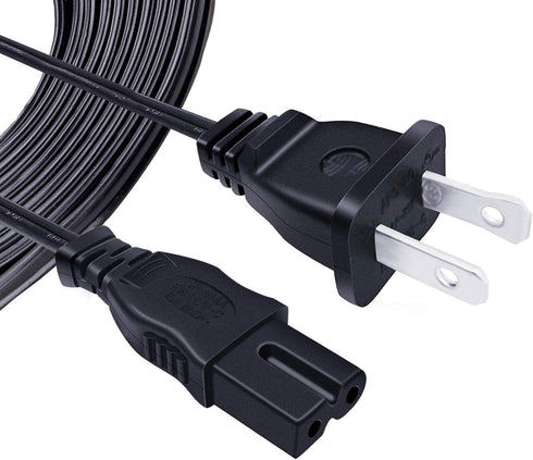 Polarized Power Cord Replacement for NEC VT695 VT670 VT595 VT495 VT470 VT480 VT490 VT570 VT475 NP410 Projector E506 E505 E553 E463 E423 E323 TV 8f...