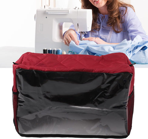 Sewing Machine PVC Dust Cover, Soft Portable Foldable Sewing Machine for Living......