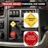 298818N Yellow Semi Truck Parking Brake Knobs and 298817N Red Tractor Trailer Air Brake Knob Set...
