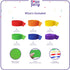 HOUSE OF PARTY OG Rainbow Crepe Paper Streamers 6 Crepe Paper Rolls 492ft (1.8 Inch x 82 Ft/Roll) - Pack of Red, Orange, Yellow, Green, Blue, Purp...
