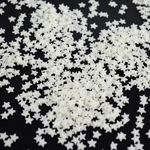 Stars 700 Pk, Heart Shape 350 Pk, Micro Glow in The Dark Polymer Clay - Mini Semi-Flexible Star for Miniature Craft, Memorial, Labor Day, July 4th...
