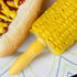 Chef Craft Select Plastic Corn Cob Dishes with Holders, 8.5 inch 2 dishes 4 corn cob holders, Yellow...