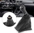Qiilu 5 Speed Car Gear Shift Knob Gearstick Gaiter Boot Manual Shift Boot Kit for Golf4/Jetta/ 1999-2004...