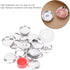 Self Cover Buttons, Craft Covered Button Kit, Buttons to Cover with Flat Backs, 10 Set Round Button Base, DIY Fabric Covered Button Kit, Size 20mm...