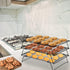 ShellKingdom Cooling Racks, Stainless Steel Non-Stick Baking Racks And Oven Safe Wire Cool Racks for Cookies, Cakes and Baking,3-Tier,Foldable...