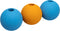 Amazon Basics Rubber Fetch Toy Dog Balls 2.5 Inch 3 Pack, Blue, Orange...