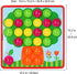 AMOSTING Color Matching Mosaic Pegboard Early Learning Educational Toys for Boys and Girls...