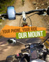 Bike & Motorcycle Phone Mount - for iPhone 14 Pro (13, 12, SE, Plus/Max), Galaxy s22 or Any Cell Phone - Universal Handlebar Holder for ATV, Bicyc...