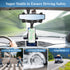 Car Phone Holder for Rearview Mirror, 360 Rotatable and Retractable, Fits 4.0-7.0 Inch Smartphones, Mirror-Black......