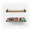 PEGGY Pegboard Tape and Ribbon Organizer, Accessory Hook and Dowel Storage for Wrapping, Crafts, Hobby, Wine Rack 12in kit (1pk)...