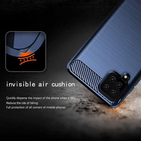 Osophter for Galaxy A22 4G Case with Screen Protector Shock-Absorption Flexible TPU Rubber Protective Cell Phone Cover for Samsung Galaxy A22 4G(N...