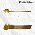 HANSGO 14PCS Long Handle Ice Tea Spoons, Gold Coffee Spoons 6.7" Stirring Spoons Stainless Steel Coffee Stirrers for Cocktail Stirring Iced Tea Co...