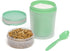 Goodful Double Wall Insulated Yogurt Container, Leak Proof Food Storage, Snack Container with Reusable Plastic Spoon, Microwave Safe, Dishwasher s...