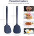 600? Heat Resistant Silicone Turner: U-Taste 13.6in Solid Kitchen Spatula Flipper, BPA Free Flexible & Thin Seamless Cooking Utensil for Flipping ...