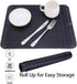 Silicone Dish Drying Mat for Multiple Usage, Easy clean, Eco-friendly, Heat-resistant Silicone Mat for Kitchen Counter, Sink, Refrigerator, drawer...