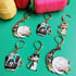 6pcs Cat Crochet Removable Locking Stitch Markers for Knitting and Crocheting Cute Metal Charms Great Gift Knitting Supplier...