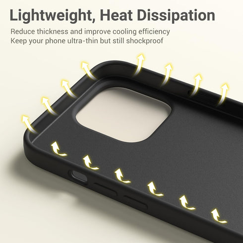 JASBON Designed for iPhone 13 Pro Max Case, Phone Case for iPhone 13 Pro Max 6.7 inch, Support for Wireless Magnetic Charger, Silicone Shockproof ...