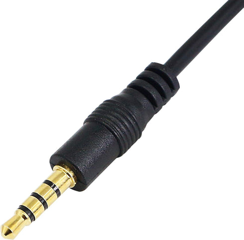 SinLoon RJ9 to 3.5mm Telephone Adapter Cable Female RJ9 Headset to Male 3.5mm Cell Phone Adapter - Convert RJ9 Headphone to Smartphones Most Andro...