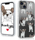 MYBAT PRO Mood Series Slim Cute Clear Crystal Case for iPhone 13 Case, 6.1 inch, Stylish Stylish Shockproof Non-Yellowing Protective Cover, Chic F...