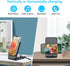 Foldable Fast Wireless Charger, Upgraded 3 in 1 Portable Wireless Charging Station for iWatch, AirPods Pro/2, Wireless Charger Stand for iPhone 13...