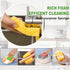 12-Count Cellulose Sponges, Non-Scratch Kitchen Sponges for Dish,Colorful Compressed Dish Scrubber Sponge for Household,Cookware,Bathroom...
