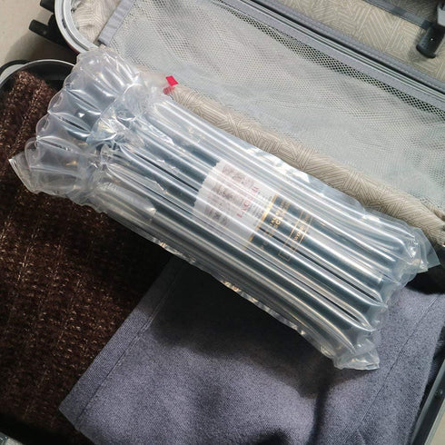 Wine Bottle Protector 12 Packs Bags With Free Pump Reusable Sleeve Travel Inflatable Air Column Cushion Bagfor Packing and Safe Transportation of ...