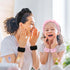 BLAAROOM Spa Headband for Women Soft Puffy Sponge Terry Towel Cloth Head Band for Washing Face Bubble Skincare Makeup Headband Hair Accessory(Pink...