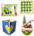 PINUO&KE 200 Pieces / 200 g Square Shapes 1x1 cm Square Ceramic Mosaic Mosaic Tiles for Crafts, Colorful Stained Glass Pieces for Mosaic Projects ...