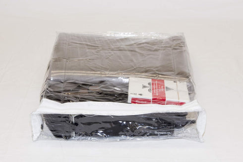 5-Pack Clear Vinyl Zippered Storage Bags 9 x 11 x 2 Inch with Display Pocket...