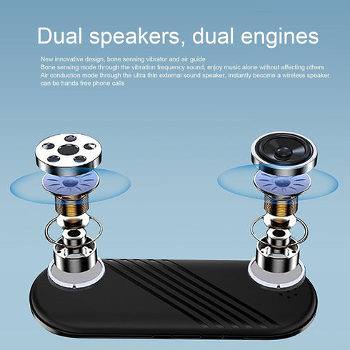 EBTOOLS Mini BT Seaker, Dual Modes Advanced Conduct Sound via Pillow to Ears Portable Speaker with Clear Sound, Timing Function Long Battery Life ...