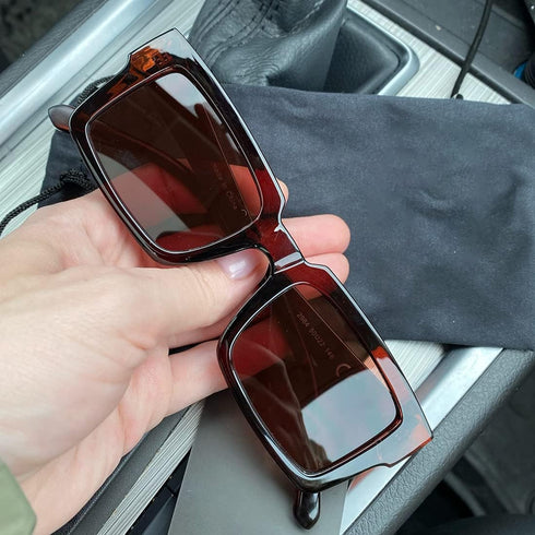 Sunglasses For Women Minimalist Classic Design Fashion UV400 Square Sun Glasses Unisex TY2984...