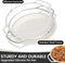 Silicone Pie Pan Non-Stick, 9 Inch Tart Pan Easy Release, Pie Dish with Handle, Quiche Baking Dish With Ruffled Edge for Microwave, Dishwasher, an...