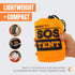 MEKKAPRO Emergency Tent Shelter - Survival Tent - 2 Person Emergency Shelter - Resistant and Ultra Lightweight Life Tent - Water and Windproof Tub...