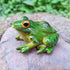 2 Pcs Frog Statues Miniature Simulation Small Animal Resin Sculpture Patio Lawn Yard Terrace Micro Landscape Fairy Garden Fish Tank Accessories In...