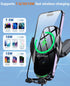 Wireless Car Charger, 15W Fast Wireless Charger for car Auto-Clamping, fit for iPhone 15 14 13 12 11 Pro Max Xs, Samsung Galaxy S23 Ultra S22 S21 ...