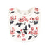 Touched by Nature Unisex Baby Organic Cotton Bibs, Bubblegum Floral, One Size...