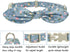 Dog Collar with Bowtie,Cotton Floral Bowtie Dog Collars for Small Medium Puppy Female & Male Dogs,Wedding Holiday Pet Collars...