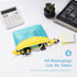 pack all Water-resistant Material Zipper Pouch, Mesh Zipper Bag for Storage, Travel, Office (Small) (Blue)...