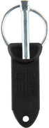 Pin Wiz Heavy-Duty Trailer Hitch Pins and Clips, Zinc Alloy Finish, Carbon Fiber Steel, Self Locking, Silver/Black, 1/4" Diameter...