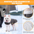 iBuddy Dog Winter Coats with Fleece Vest,Waterproof Warm Dog Snow Jacket Windproof, Reflective Adjustable Pet Dogs Cold Winter Coat for Dogs Girl ...