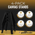 SplashNColor 4 Pack Canvas Stand - For Acrylic Pouring Masters Ready To Pour Acrylic Paint, Riser Up To Medium Canvas For Painting, Pour Painting ...